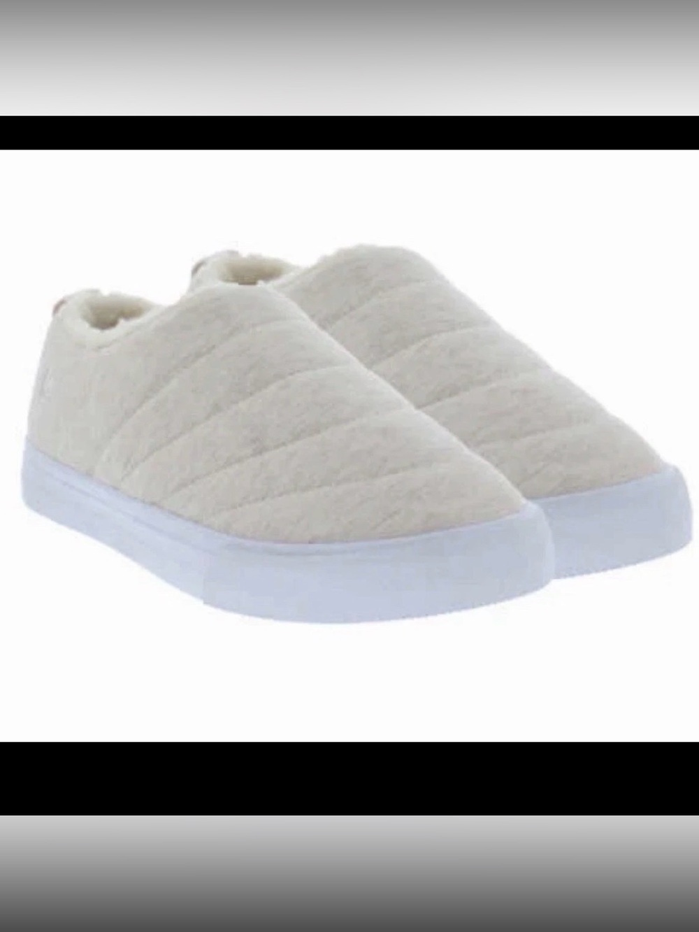 Hurley Women's ARLO Slip-On Puff Clog Shoes – Natural Size 9 M US